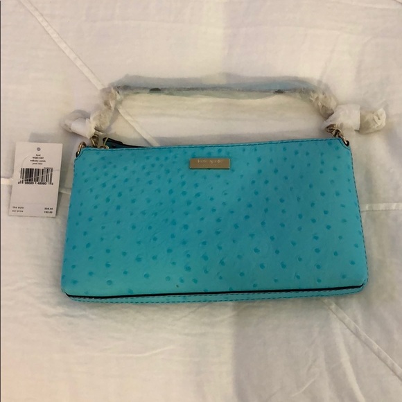 kate spade Handbags - Kate Spade Wellesley Ostrich Small leather